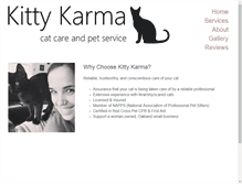 Tablet Screenshot of kitty-karma.com